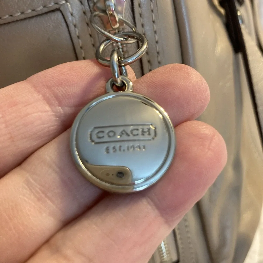 Coach leather tote